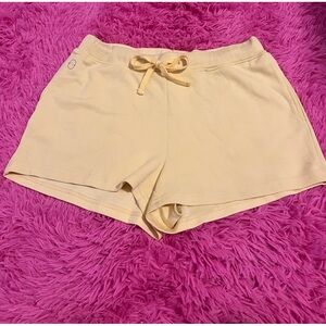 Alter’d State yellow stretchy shorts